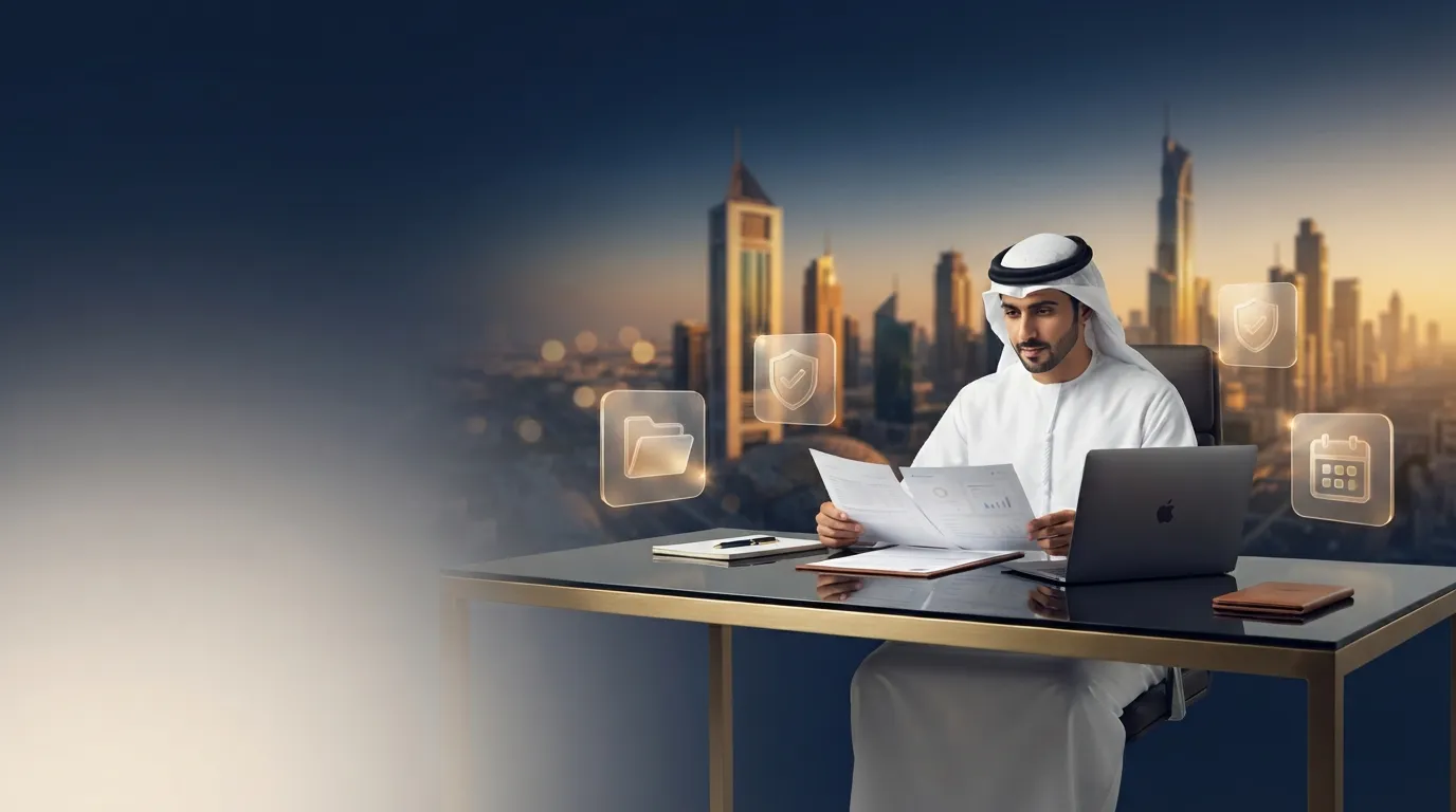 Corporate tax registration UAE 2026 guide showing FTA EmaraTax portal steps deadlines and penalty amounts for mainland and free zone businesses